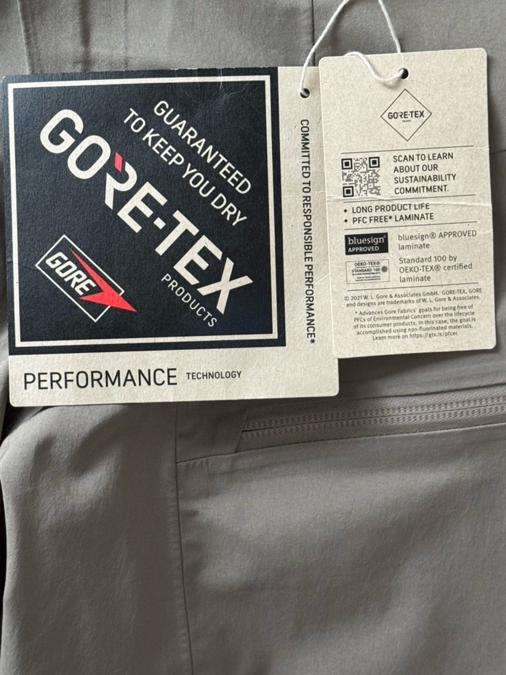 Patagonia NWT Men’s Untracked GORE-TEX Pants Seabird Grey S - Picture 6 of 12
